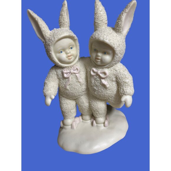 Department 56 Snow Bunnies Figurine  “I’ve Got A Brand New Pair Of Roller skates - Picture 1 of 9